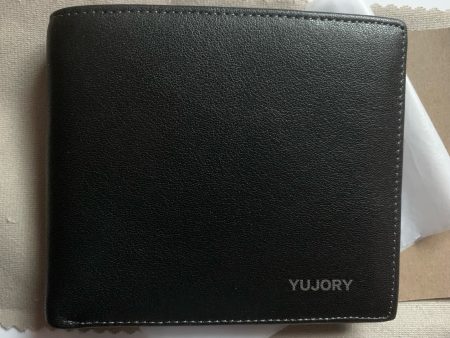 YUJORY wallet, men s leather double fold flap wallet Hot on Sale