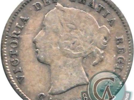 1880H Obv. 3 Canada 5-cents VG-F (VG-10) on Sale