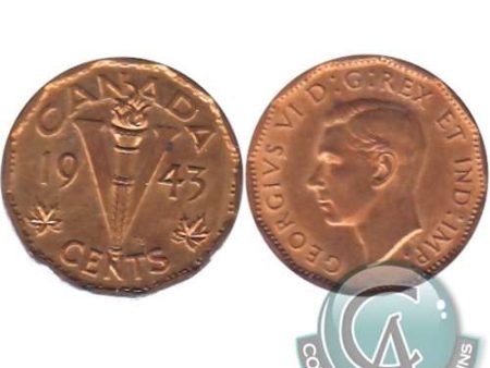 1943 Tombac Canada 5-cents AU-UNC (AU-55) For Cheap