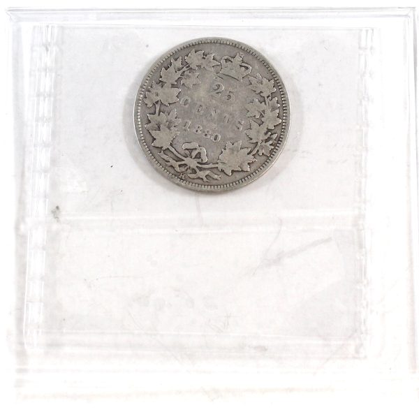 1880H Wide 0 Canada 25-cents ICCS Certified G-6 Cheap