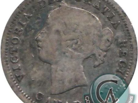 1880H Obv. 2 Canada 5-cents G-VG (G-6) Online Hot Sale