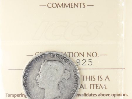 1885 Canada 25-cents ICCS Certified G-4 Supply