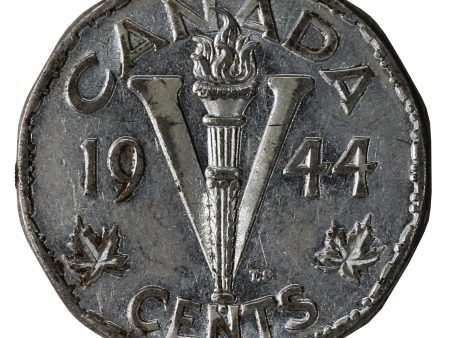 1944 Canada 5-cents Circulated Cheap