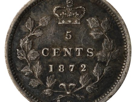 1872H Canada 5-cents VF-EF (VF-30) $ Discount