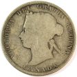 1871 Obv. 1 Canada 25-cents Good (G-4) $ Hot on Sale