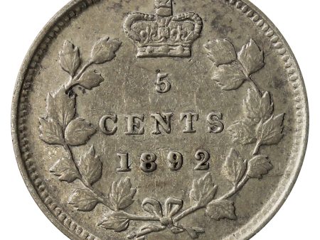 1892 Canada 5-cents Extra Fine (EF-40) $ Online Hot Sale