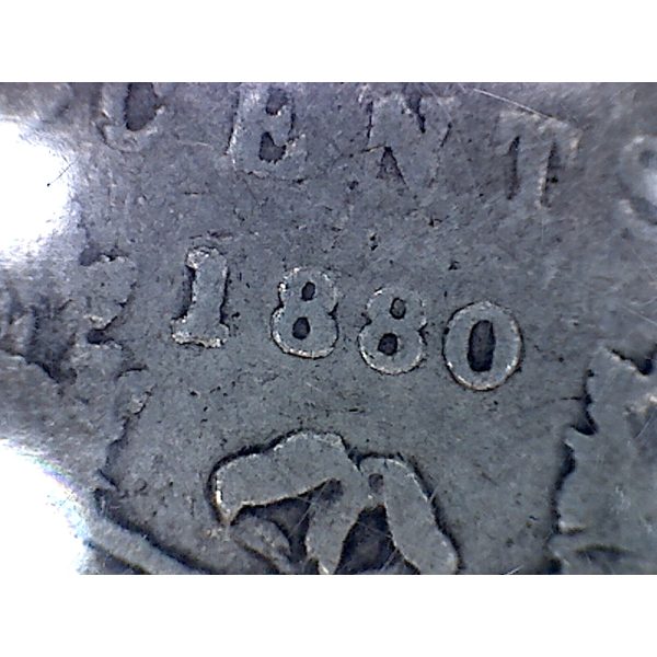 1880H Wide 0 Canada 25-cents ICCS Certified G-6 Cheap