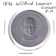 Shell Canadian Prime Ministers: Wilfrid Laurier (1896) Medallion Hot on Sale