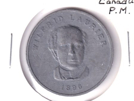 Shell Canadian Prime Ministers: Wilfrid Laurier (1896) Medallion Hot on Sale