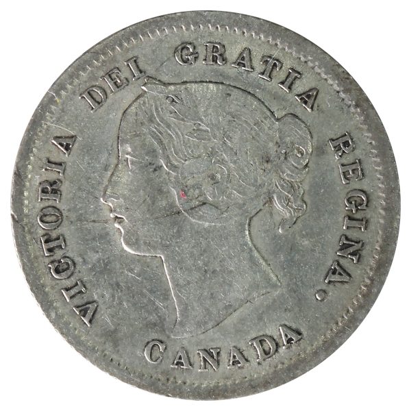 1872H Canada 5-cents ICCS Certified VF-30 Discount