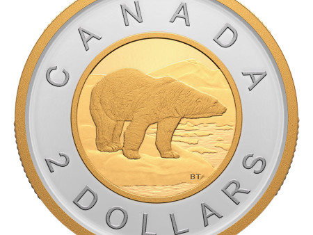 2023 Canada Two Dollar Gold Plated Silver Proof (No Tax) Sale