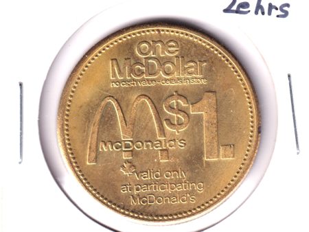 Zehrs McDonald s One McDollar Trade Token (May be toned) Online Sale