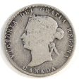 1872H Canada 25-cents G-VG (G-6) Cheap