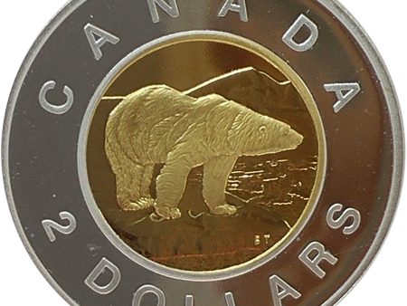 1998 Canada Two Dollar Silver Proof For Cheap