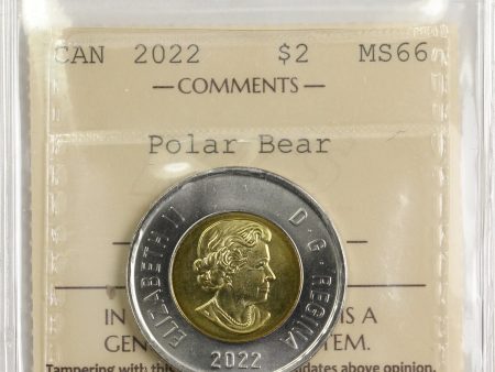 2022 Polar Bear Canada Two Dollar ICCS Certified MS-66 For Cheap