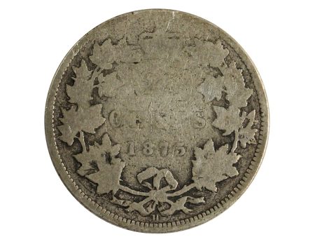 1875H Canada 25-cents About Good (AG-3) $ Fashion