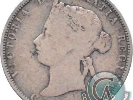 1881H Canada 25-cents G-VG (G-6) For Cheap