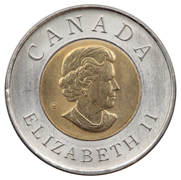 2008 Quebec City Canada Two Dollar Brilliant Uncirculated (MS-63) Supply