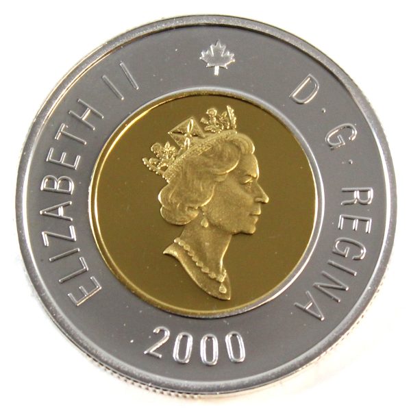 2000 Canada Two Dollar Silver Proof For Discount