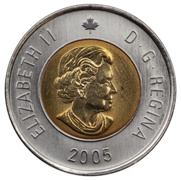 2005 Canada Two Dollar Brilliant Uncirculated (MS-63) Hot on Sale