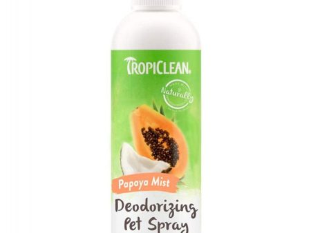 TropiClean Papaya Mist Deodorizing Spray for Pets Online Hot Sale