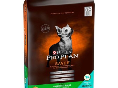 Purina Pro Plan Savor Adult Shredded Blend Small Breed Chicken & Rice Formula Dry Dog Food Online Hot Sale