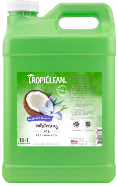 TropiClean Awapuhi & Coconut Whitening Shampoo for Pets on Sale